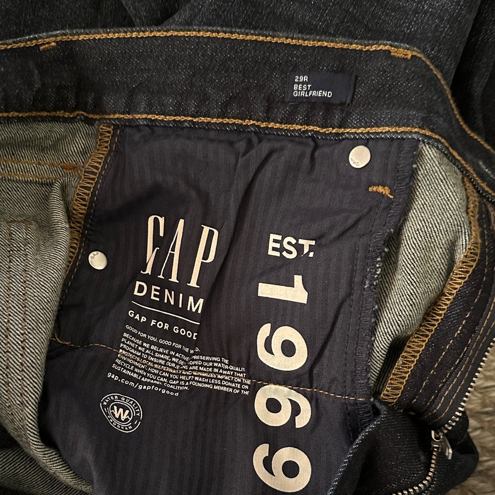 GAP Blue Distressed Ripped Jeans - Picture 2 of 7
